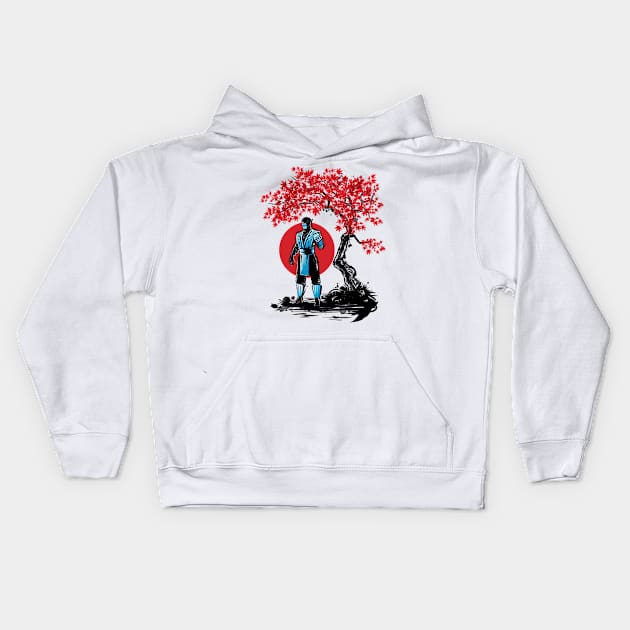 Ice under the sun Kids Hoodie by ddjvigo